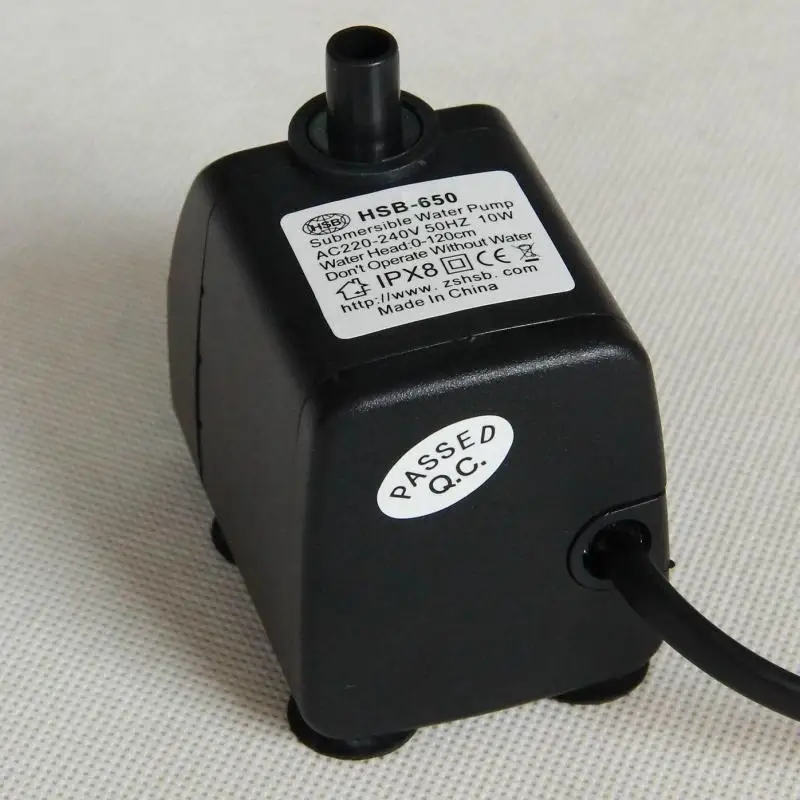 Погружной водяной насос 220 В перем. Тока 1 2 м 600 л/ч 10 Вт|submersible water pump|water pump220v submersible
