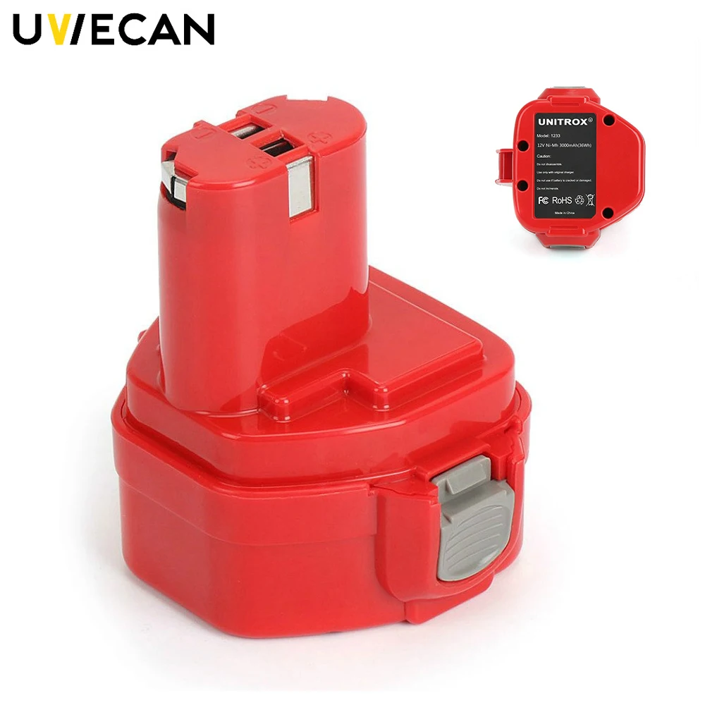 Аккумуляторная батарея Makita 12V 3.0Ah Ni-MH для 1220 1222 1233 1234 1235-2 PA12 12 Вольт NiCd