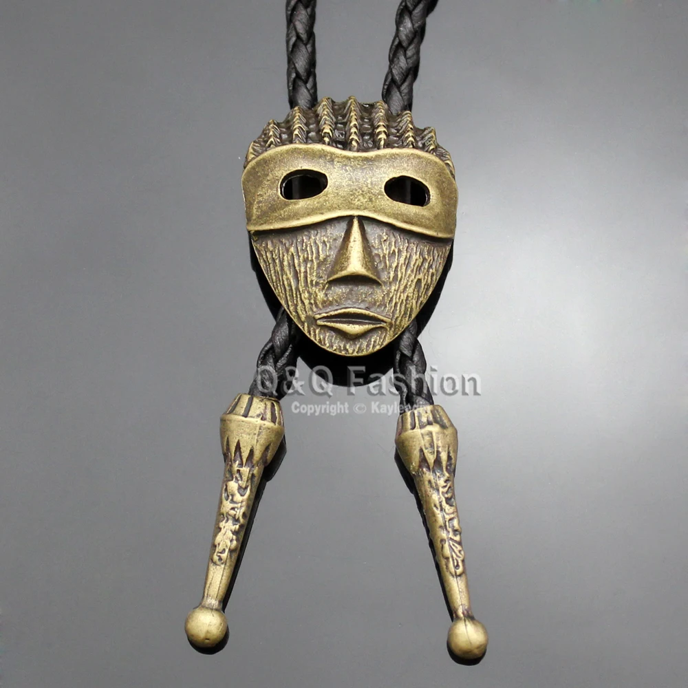 Античная меховая маска для лица воин от Aztec Taxco винтажная позолоченная и