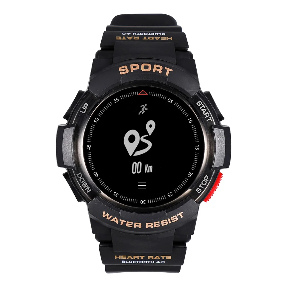 F6 Smart Watch IP68 Waterproof Bluetooth Heart Rate Monitor Watches Men Pedometer Sleep Tracker Stopwatch Multi Sport Mode | Электроника