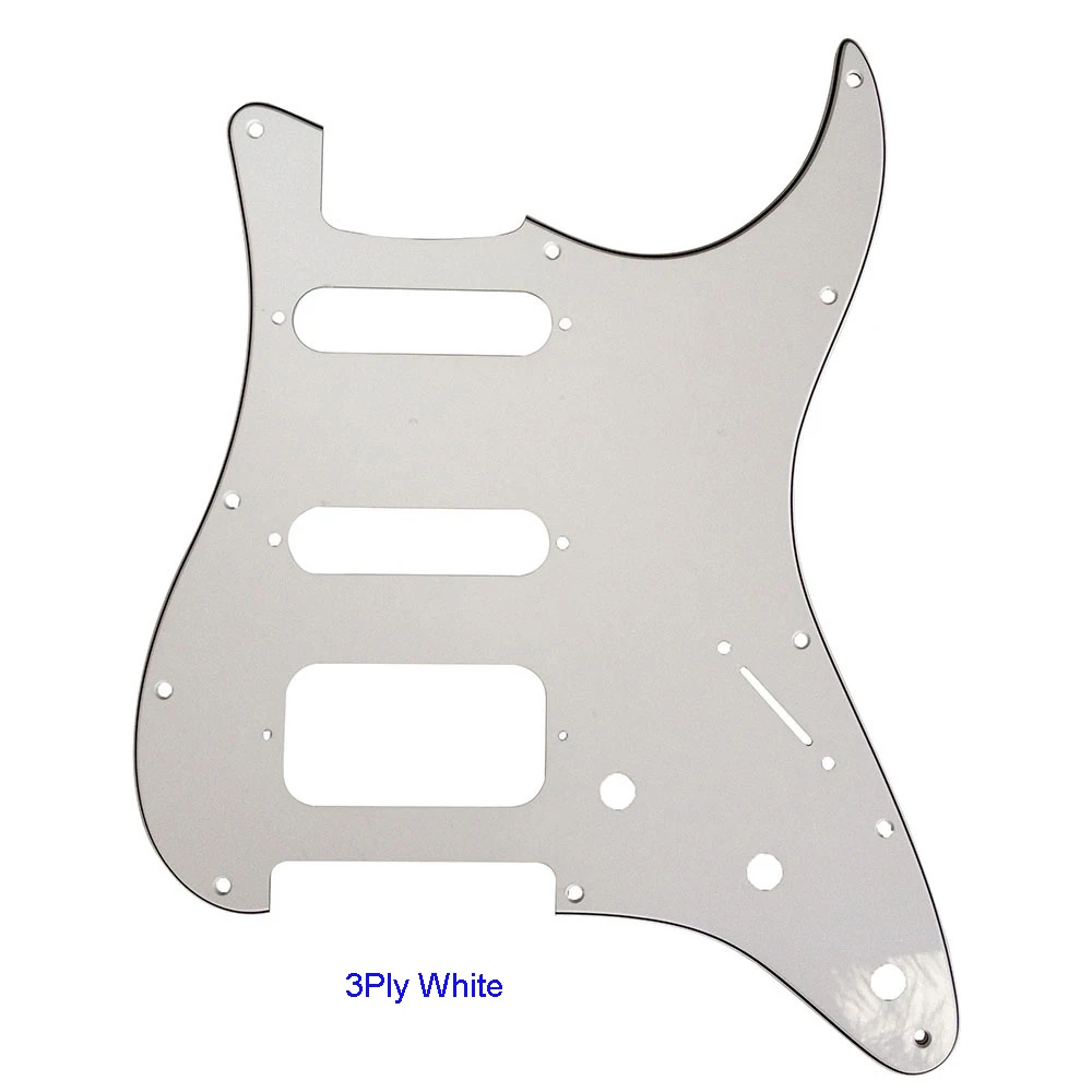 Запчасти для гитары Pleroo-для США \ Мехико Fd Stratocaster 72' 11 винтовое отверстие Стандартный St Humbucker Hss гитара накладка царапина пластина