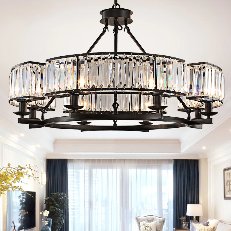 DX хрустальная люстра Современная люстры для гостиной спальни лампа|crystal chandelier