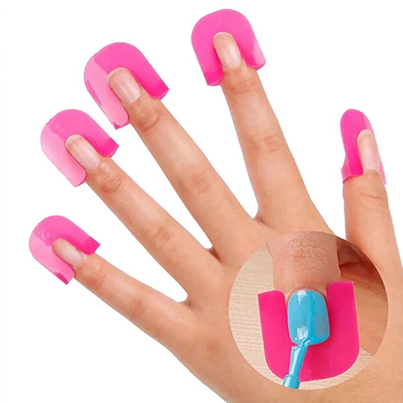 Новый пластиковый зажим для лака ногтей 26x защиты от затопления + 1 шт. набор