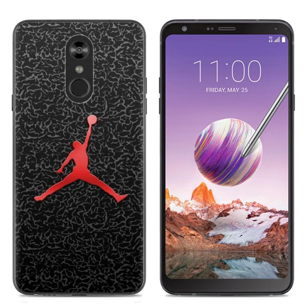Чехол для телефона LG Q Stylo 4 6 2-дюймовый мягкий чехол из ТПУ с изображением