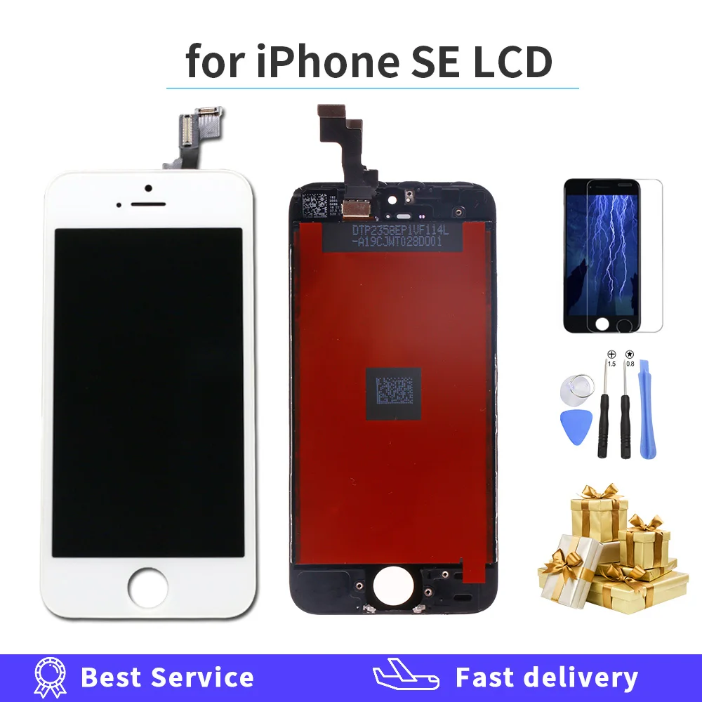 Белый и черный AAAA Качество OEM ЖК дисплей для iPhone SE сенсорный экран дигитайзер