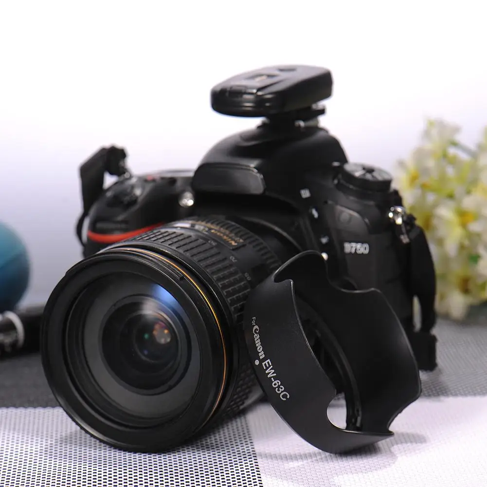 1 шт. абсолютно новый EW 63C бленда для крепления камеры подходит Canon EF S 18 55 мм f/3 5 6 IS