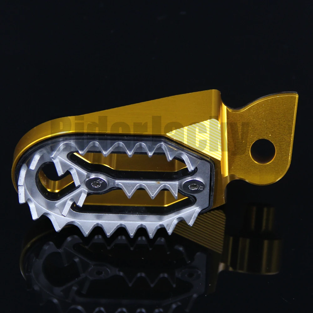 CNC Алюминиевый Золотой мотоцикл подставки для ног подножки Yamaha YZ426F WR426F WR YZ 426F 2000