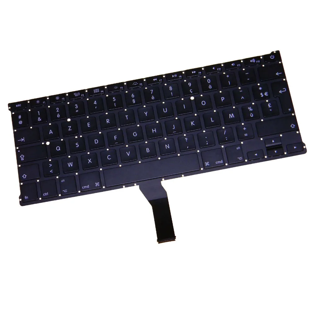 Новый FR Французский клавьер клавиатура для APPLE Macbook Air A1369 A1466 13 &quotноутбук 2011 2012 2013