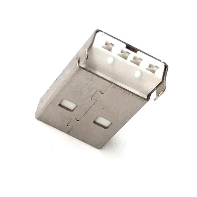 10 шт. USB 2 0 4 контактный разъем типа A белый SMD для передачи данных и