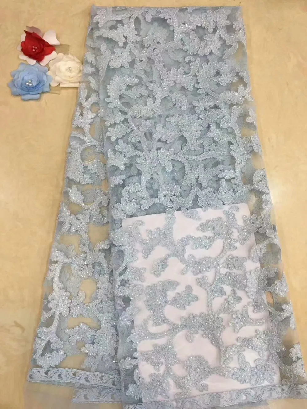 African Lace Fabrics Yellow French Fabric 2019 High Quality Sequins For Nigerian Women black 5yard | Дом и сад