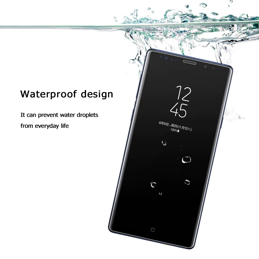 Задняя+ Передняя защитная пленка для экрана samsung S9 Plus S8 мягкая Гидрогелевая невидимая нанопленка для samsung Note9 S10e Plus Note 10 Pro