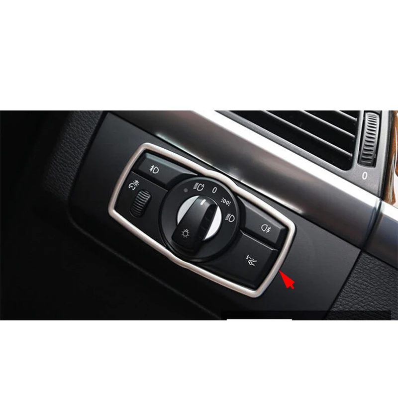 Нержавеющая сталь подкладке головной светильник кнопка включения Панель