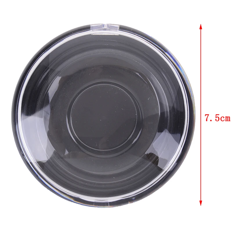 Новая круглая коробка для ресниц 3D черная прозрачная внутренняя опора магнитная