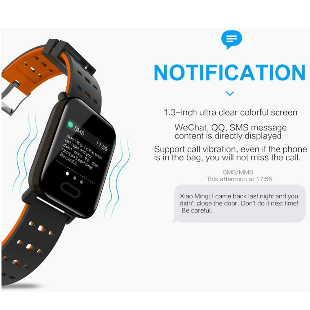 Новое поступление тепловые товары А6 цветной экран умный Браслет пульсометр