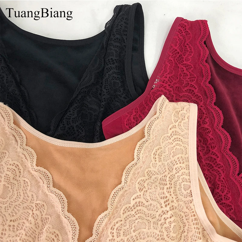 Active wear Crop Tops бюстгальтеры для женщин толстые топики женские Осень Зима Глубокий v