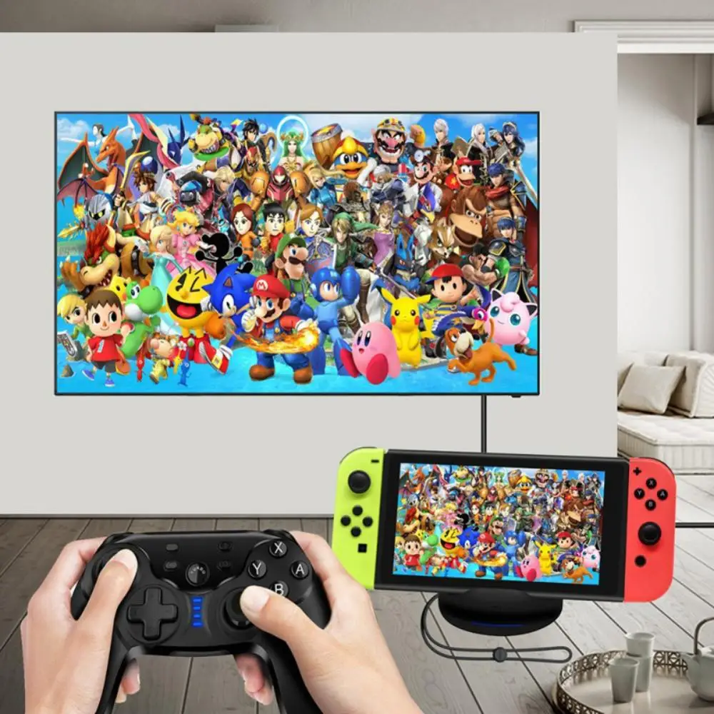 Портативный ТВ конвертер зарядная док-станция для Nintendo переключатель