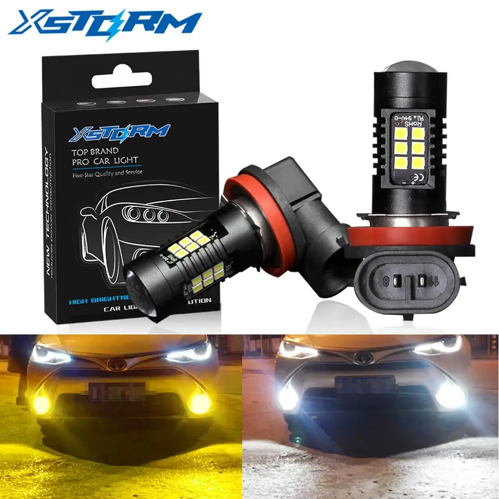 

2Pcs H8 H11 Led Bulb HB4 Led Bulbs HB3 9006 9005 SMD Lights 1200LM 6000K 12V White Driving Running Car Lamp Auto Light Bulbs