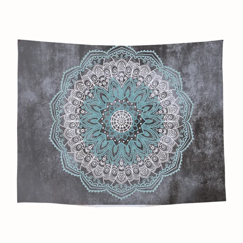 Vintage Gold Peacock Psychedelic Large Indian Mandala Wall Hanging Tapestry Boho Decor Hippie Bohemian Printed Tapisserie Murale |