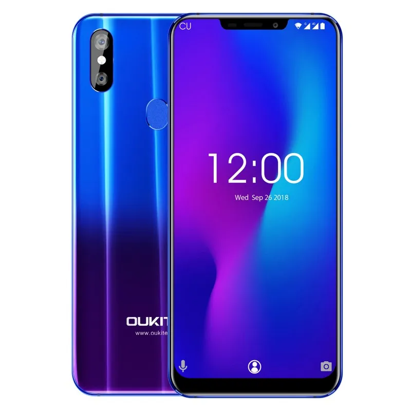 OUKITEL U23 6 г 64 Беспроводной зарядки Face ID 18 &quotНотч Дисплей мобильного телефона Android 8 1