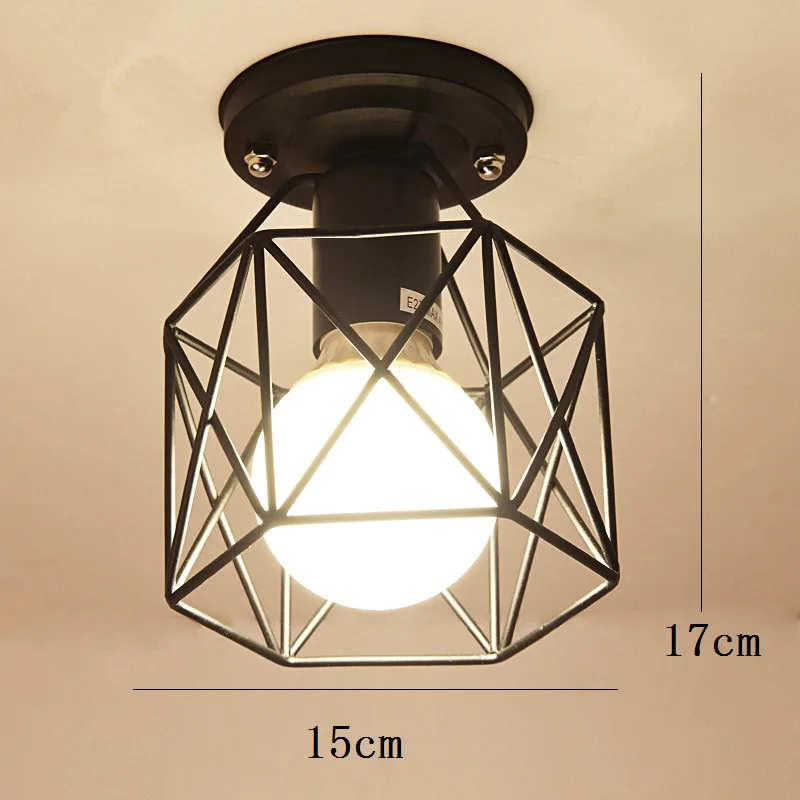Железные подвесные светильники в античном стиле светодиодный потолочный