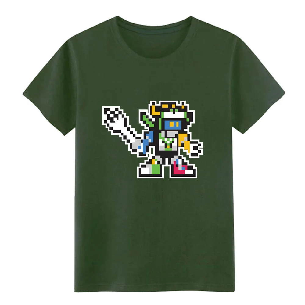Voltron Stackitron Футболка дизайнерская хлопковая с круглым вырезом Стандартный фитнес