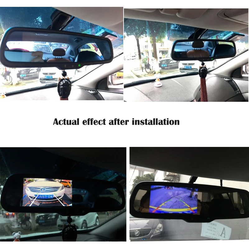 

HaiSunny For Ssangyong Kyron Car 4.3" Auto Dimming Interior Mirror Monitor With Special Bracket Smart Vehicle Reverse Camera