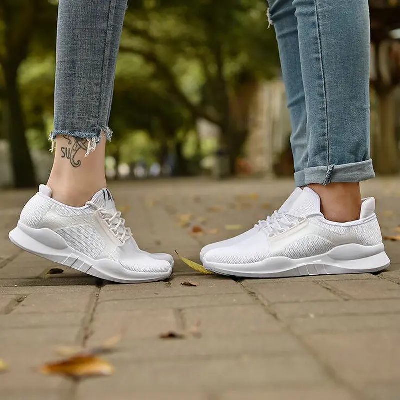 2018 brand flats LOVERS Couple shoes Mens Casual fashion men summer Breathable casual lightweight mesh sneaker WD-43 | Обувь