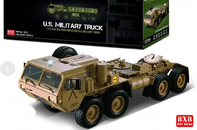 1/10 scaleRC Rock Cralwer 8WD 8X8 военный внедорожный грузовик совместимый с RC88WD Тамия Капо |