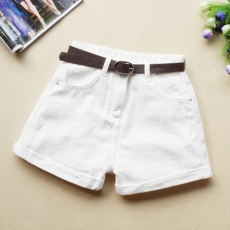 Женские джинсовые шорты со средней талией Новинка 2019 года модные тонкие