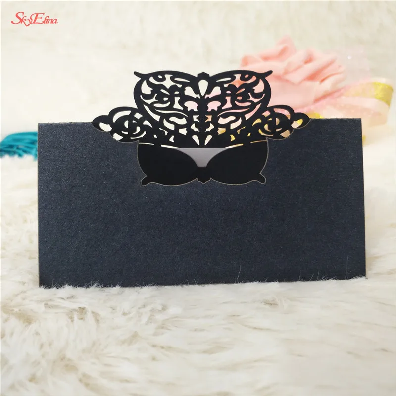 10 шт. лазерная резка для свадьбы стол вечерние карточки с именем Свадебная