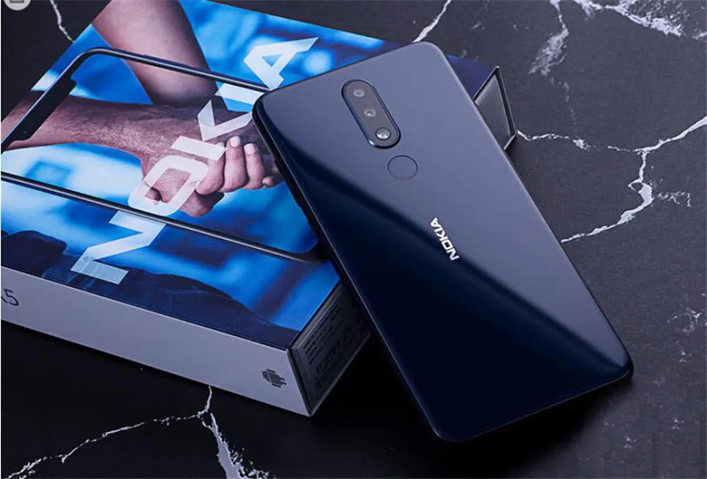 Nokia X5 64 Гб ПЗУ 4 Гб ОЗУ Dual Sim разблокированный Android мобильный телефон LTE gsm 5,86 ''3 камеры Восьмиядерный 3060 мАч отпечаток пальца
