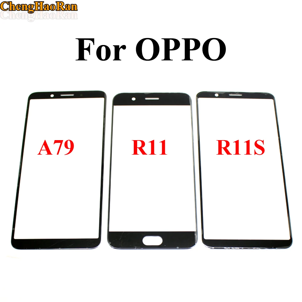 ChengHaoRan Новый Внешний LCD Передний экран стекло крышка объектива Запасные части для