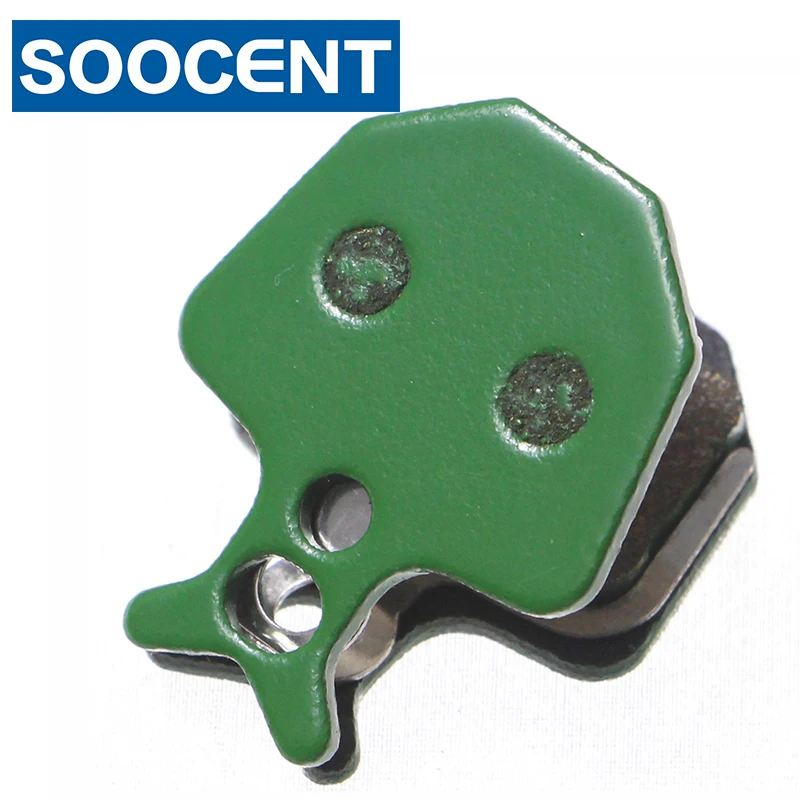 Зеленые полуметаллические велосипедные дисковые Тормозные колодки для формулы