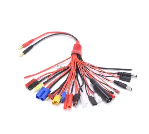 Многофункциональный балансировочный зарядный кабель 9 в 1  19 в 1 XT60 EC3 EC5 HXT TAMIYAS для IMAX B6 B6AC Charger 9 в 1 19 в 1