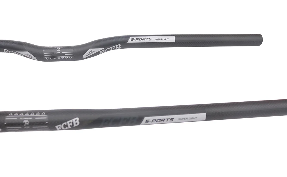 

FCFB Full Carbon Fiber 25.4 Bicycle Handlebar MTB Carbon Handlebar Mountain Bike Handlebars BMX Bicycle Parts 25.4*580-700 mm