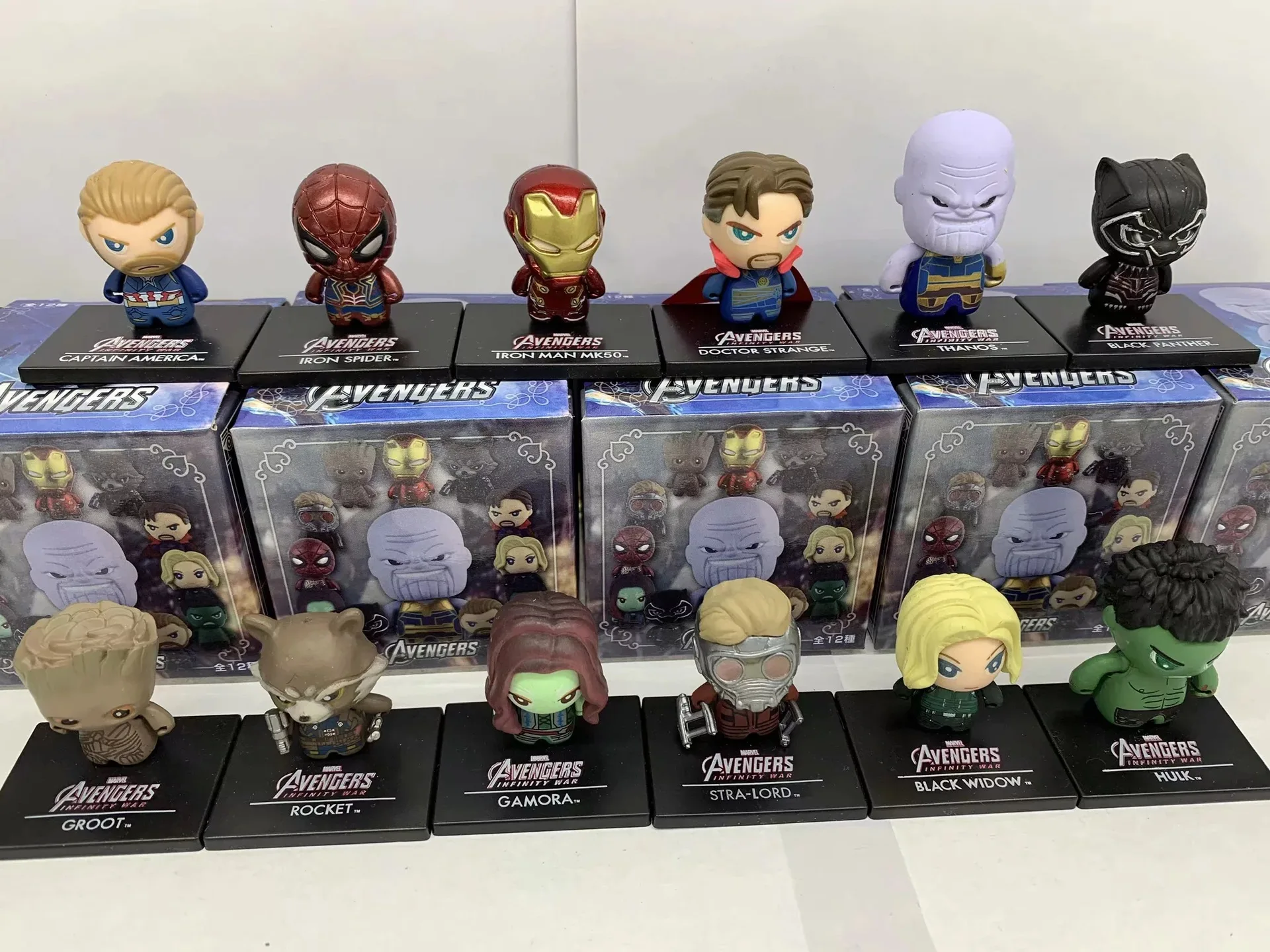 Экшн фигурки супергероев Marvel Мстители Стражи Галактики звезда лорд Человек паук