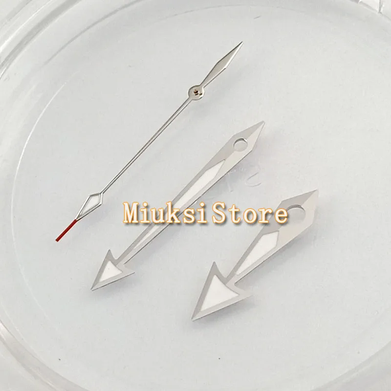 Серебристо зеленые светящиеся стрелки часов подходят для Miyota 8205 8215 821A|Ремонтные
