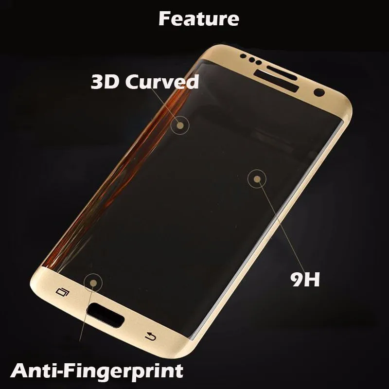 6D полное покрытие Премиум Настоящее Закаленное стекло протектор экрана для samsung Galaxy S6 S7 Edge NOTE Edge S8 S9 Plus NOTE8 чехол для телефона