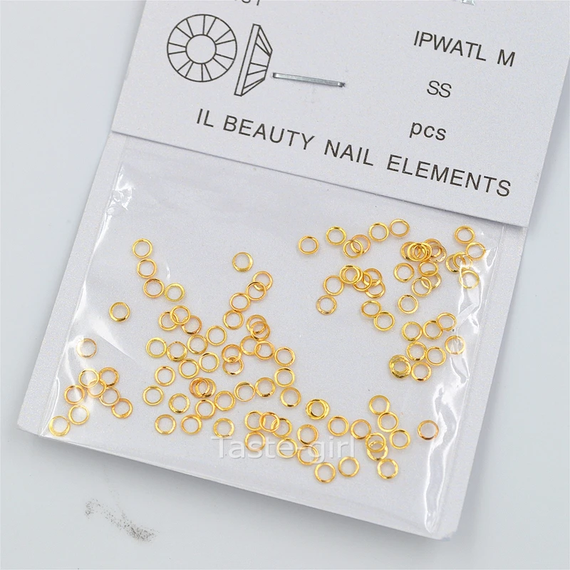 Высокое качество 4 упаковки смешанные золотые серебряные 3D металлические полые