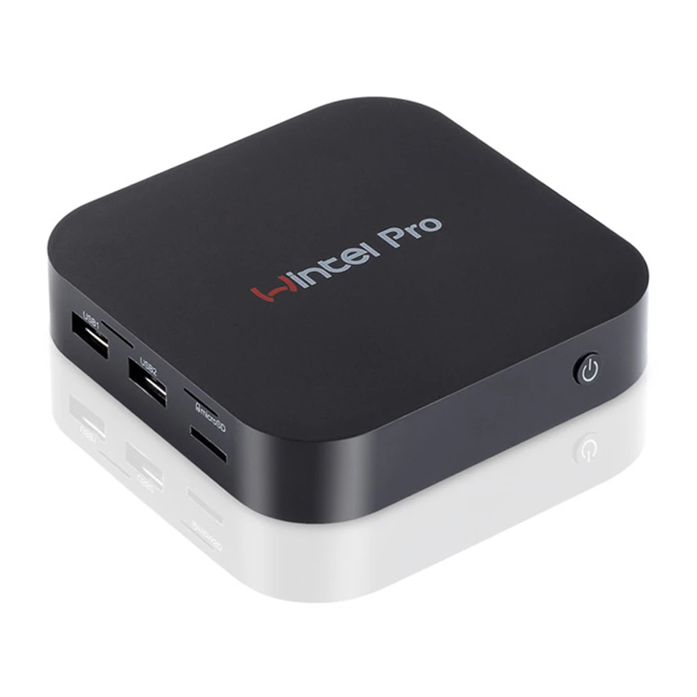 Мини ПК Wintel W8 Pro 2 ГБ 32 Intel Atom X5 28350 четырехъядерный двойной WIFI BT RJ45 100 м Win 10 компьютер