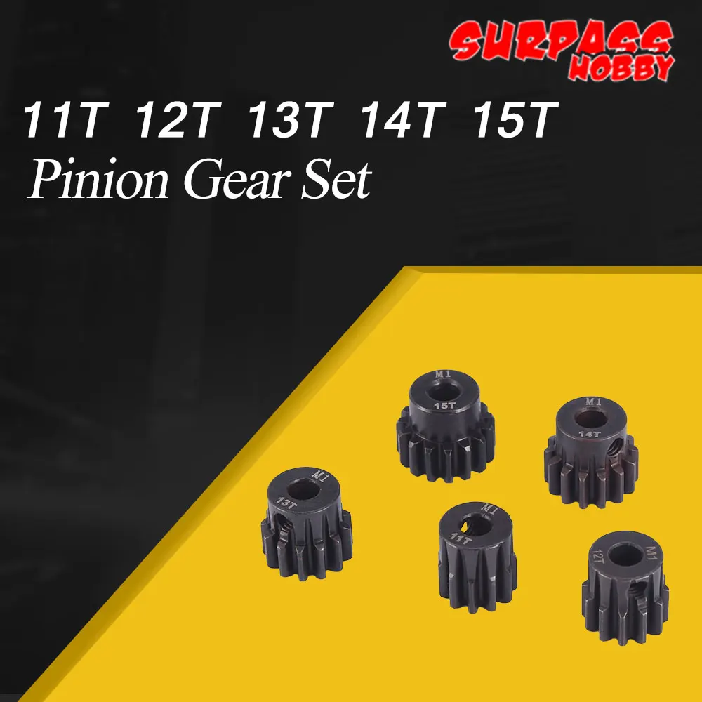 SURPASS HOBBY M1 11T 12T 13T 14T 15T шестерни Набор для 1/8 Redcat Tamiya RC внедорожный монстр грузовик 5