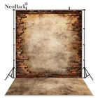 NeoBack тонкий виниловый тканевый фон с изображением коричневой кирпичной стены для детской фотосъемки фоны для студийной фотосъемки P2352