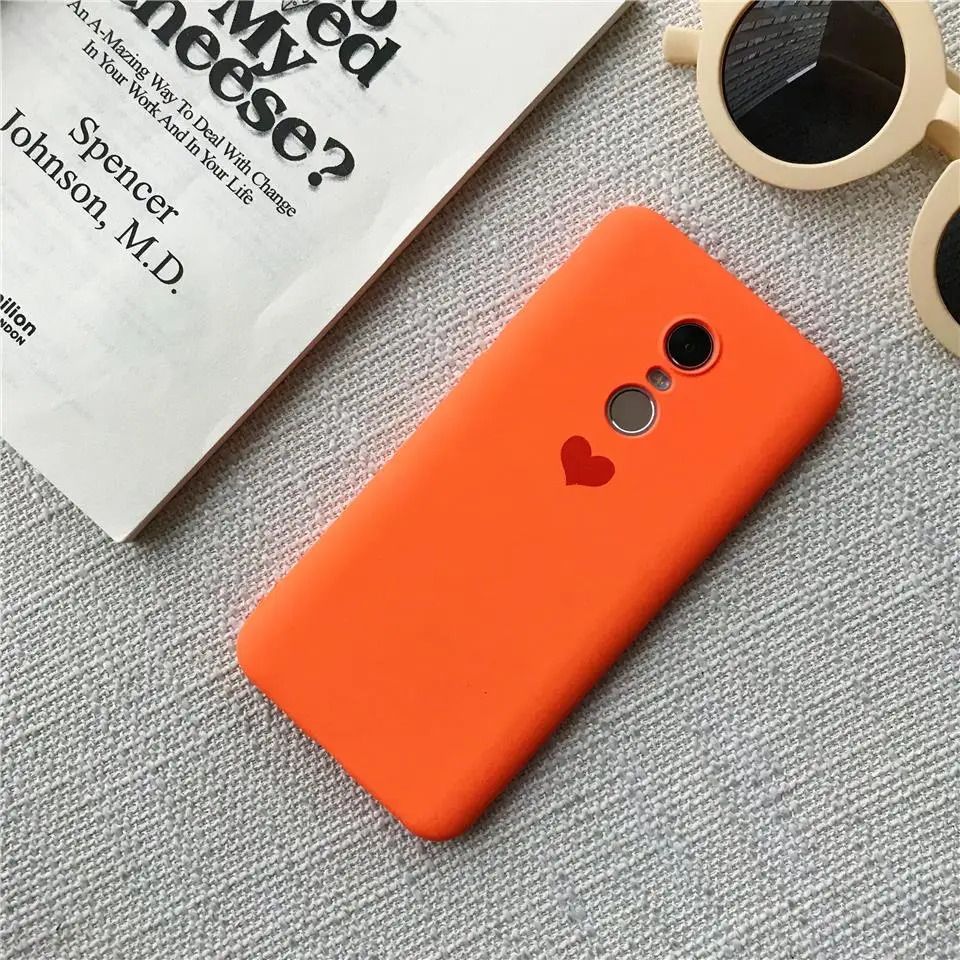 Милый чехол с принтом сердца и песком для XiaoMi RedMi 5 Plus 6A 5A 4A силиконовый из ТПУ