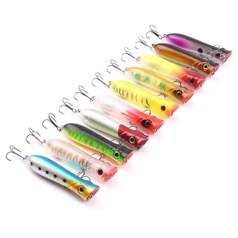 1 шт. 8 см 11 г 6# крючки искусственная приманка PESCA Peche рыболовные снасти Топ воды Поппер воблер для рыбалки кренкбейт