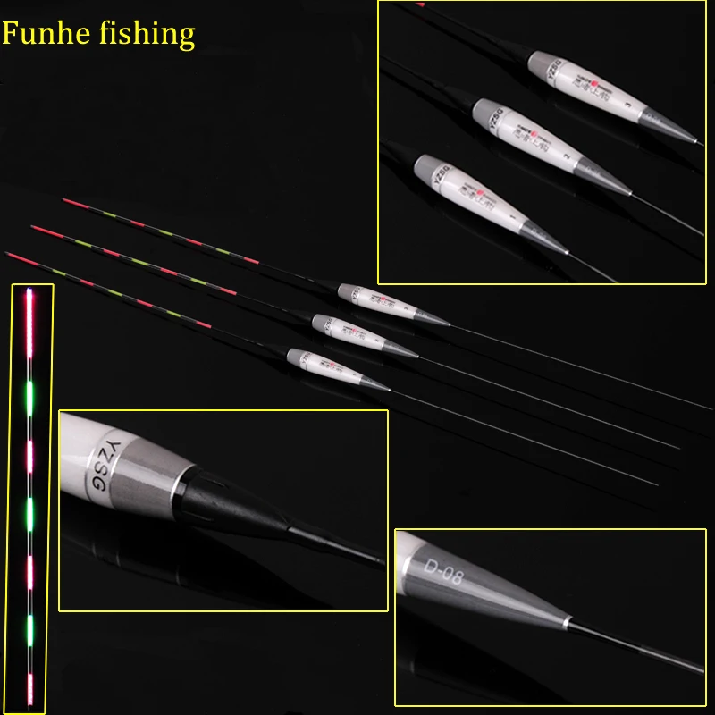 3 шт./лот электронных поплавок ночь поплавочной ловли Flotteur Lumineuxy Рыбалка пробка