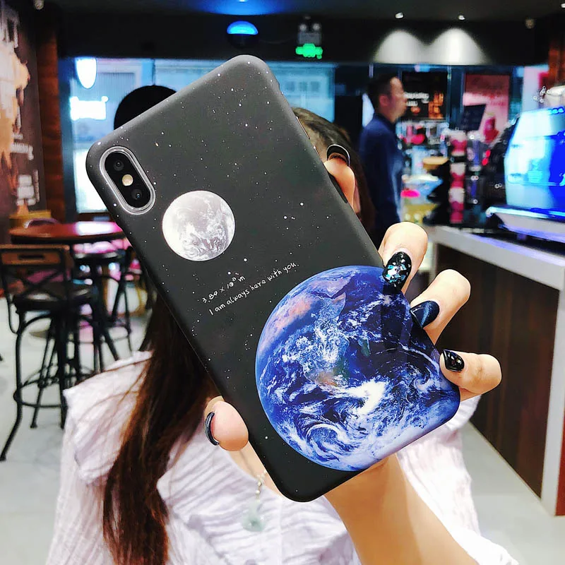 2507 Moskado жесткий пластиковый чехол для телефона для iPhone X 11Pro XR XS Max 8 7 6 6s Plus PC задняя крышка мультфильм звездное небо Луна Ультратонкий чехол - Цвет: 2507