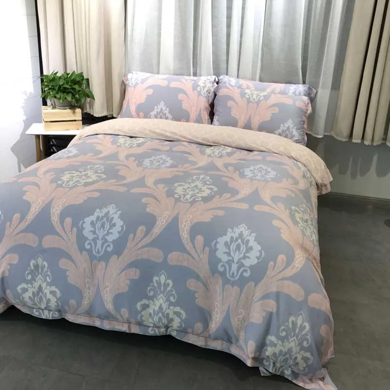 Горячие геометрический решетки постельное белье зима одеяла простыня наволочка