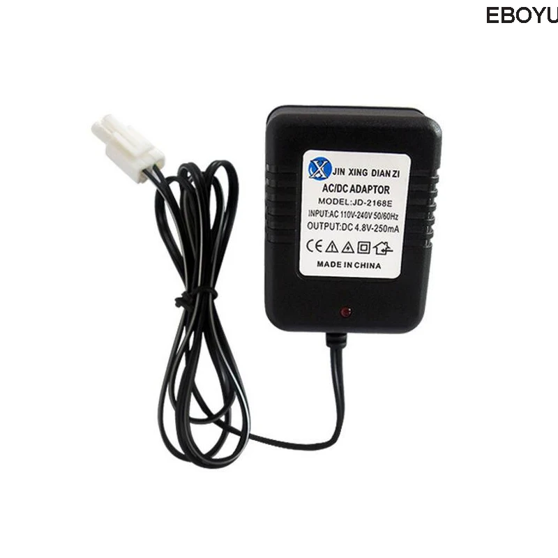 EBOYU DC EL 2P Plug 4 8 V 250mAh Ni-MH Ni-Cd AA аккумулятор зарядное устройство адаптер с разъемом