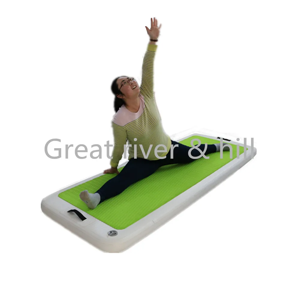 2017 Горячая Распродажа надувной коврик для фитнеса Коврик йоги тренировок с