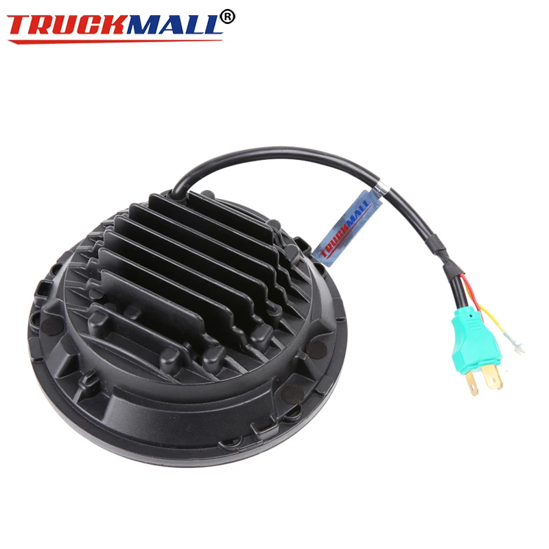 7 &quot12V 24V DRL светодиодный фонарь с белым кольцом Halo для Lada 4x4 URBAN Angle Eyes налобный